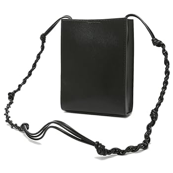 【極美品】ジルサンダー チェーン ワンショルダーバッグ レザー ブラック 肩掛け JIL SANDER ジルサンダー ショルダーバッグ LINK LG W WIDE
